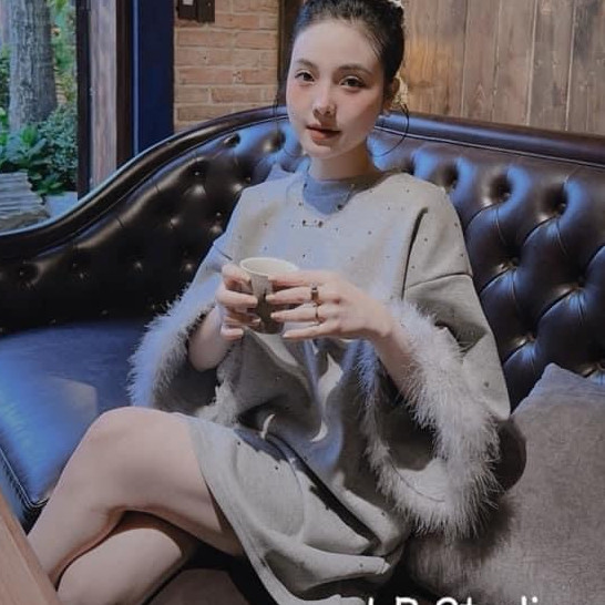 Áo Thun Đá Lông Ống Tay KCloset Áo Phông Cotton Khô Dày Dặn Dáng Rộng Nữ Tính NA110