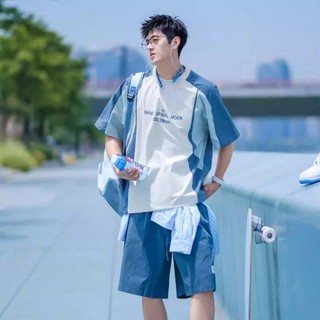 Áo thun nam GKSSS Tay ngắn thời trang Nhật Bản Thương hiệu thời trang ngoài trời Nhanh khô thoáng khí