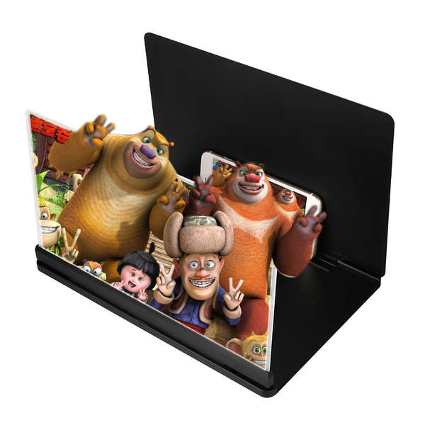 [4K Blu-ray 10D Siêu Trong Suốt] Bộ Khuếch Đại Điện Thoại Di Động Màn Hình Lớn Màn Hình Siêu Trong Suốt Dụng Cụ Tiện Dụng Chiếu Bảo Vệ Mắt Kính Độ Nét Siêu Cao Kéo Ra Giá Đỡ Lười Xem Video Người Cao Tuổi