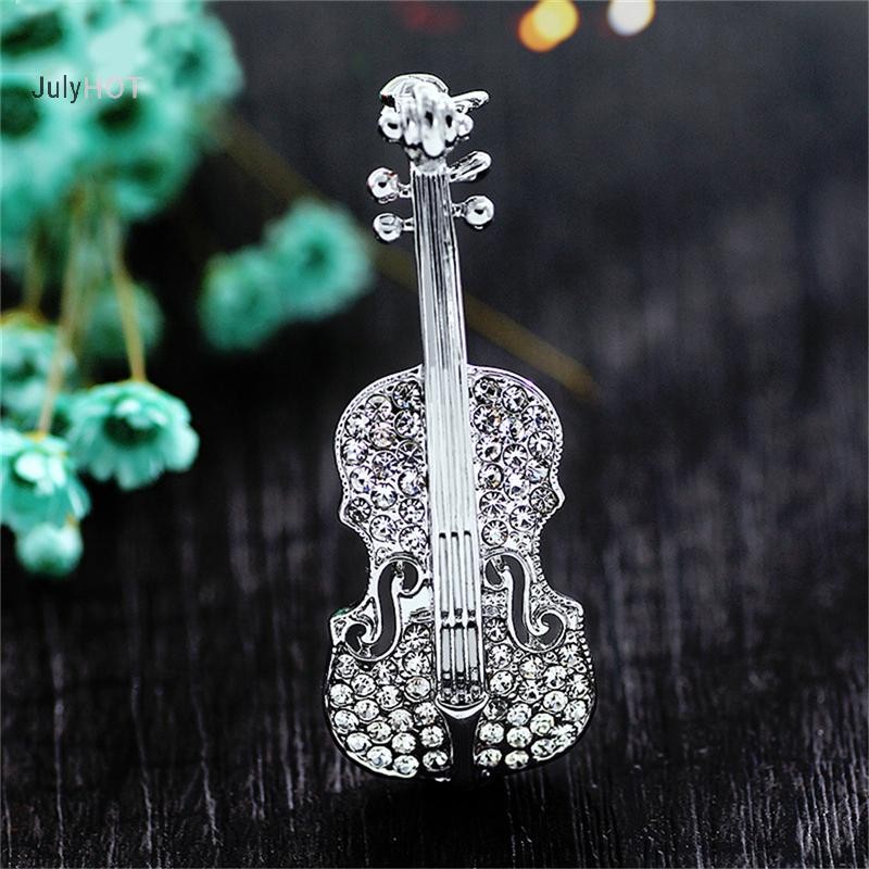 JULYHOT Thời Trang Nữ Vàng Mạ Bạc Pha Lê Vĩ Cầm Khăn Thổ Cẩm Kim Cương Giả Thổ Cẩm Massivedeals