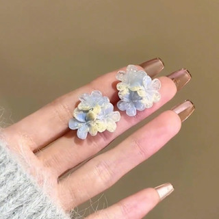Mùa Xuân Mùa Hè Bông Tai Hoa Tươi Nữ Ánh Sáng Sang Trọng Cao Cấp Bông Tai Ngọc Trai Sang Trọng Bông Tai Sang Trọng