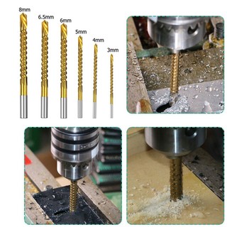 [Fuxin] Bộ mũi khoan coban 3 mũi khoan trục vít hệ mét tổng hợp HSS 3-8mm