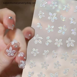 1 Miếng Dán Móng Tay 5 Miếng Hoa Nhỏ Tươi Nhỏ Màu Hoa Decal Móng Tay DIY Nail Art Trang Sức Dụng Cụ Làm Móng Tay [vn]