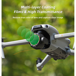 Dành cho Bộ lọc DJI Air 3S Kim loại có thể điều chỉnh CPL ND64 Bộ phân cực Bộ điều chỉnh độ sáng ND16 / PL Phụ kiện máy ảnh