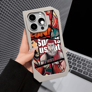 Vỏ Điện Thoại Hình Không Đều Cho iPhone 16 15 14 13 12 11 Slam Dunk Hanamichi Sakuragi Phim Hoạt Hình