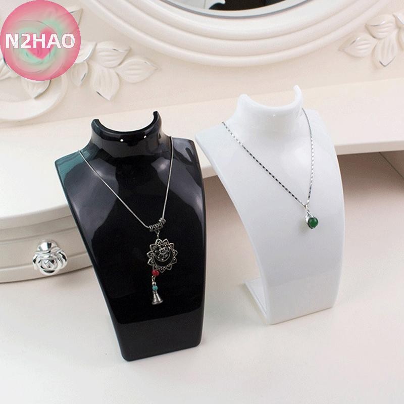 N2hao Mannequin Bust Giá trưng bày trang sức Vòng cổ Giá trưng bày Trang sức Người tổ chức n