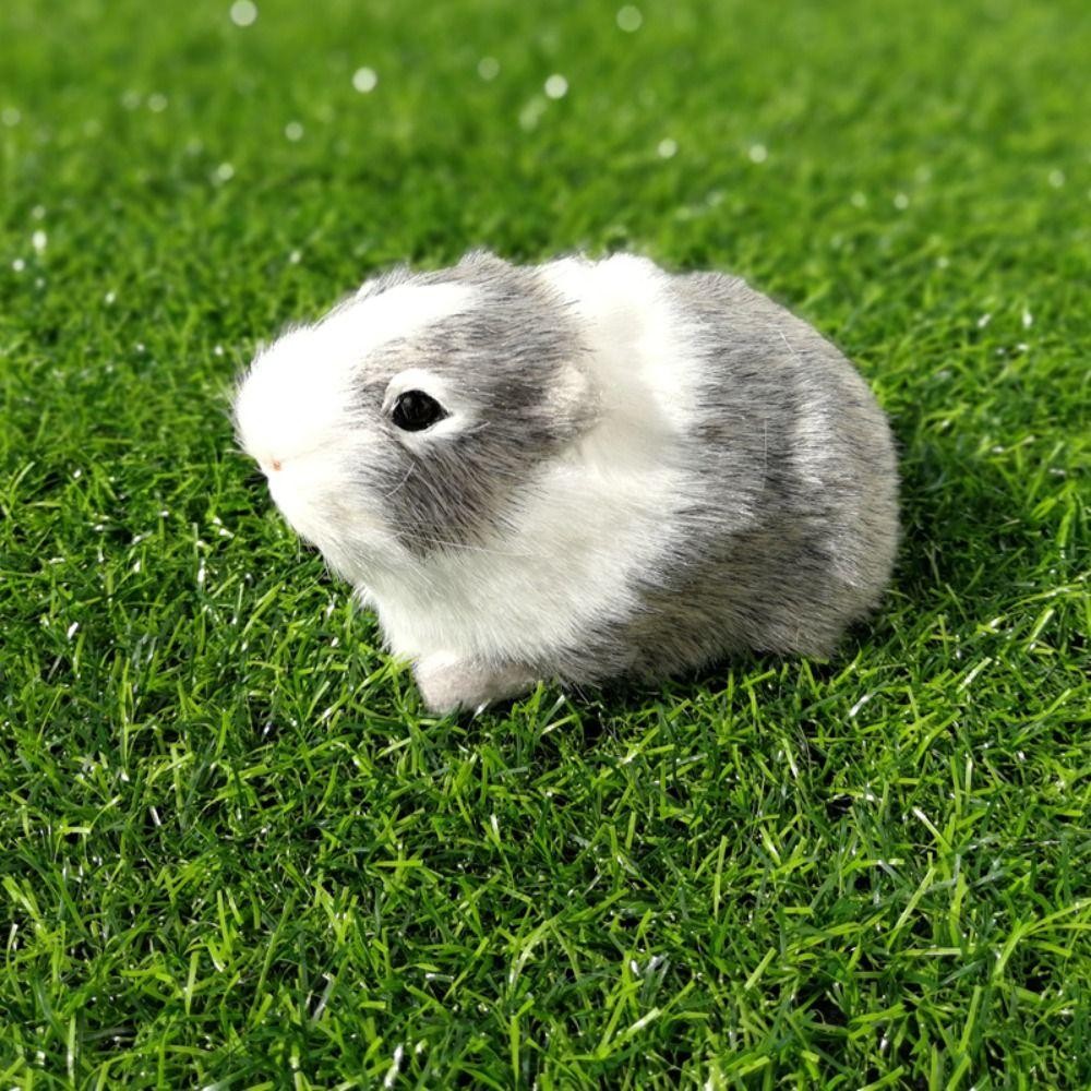 MONOSTYLE Đồ Chơi Hamster Nhồi Bông Sang Trọng, Mô Phỏng Lông Chuột Lang, Búp Bê Mềm Sống Động Trang Trí Nhà, Quà Tặng Cho Trẻ Em