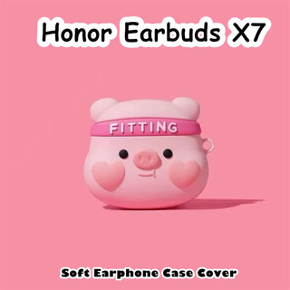 [imamura] Dành cho tai nghe Honor Earbuds X7 Vỏ silicon mềm hoạt hình Vỏ tai nghe đơn giản NO.3
