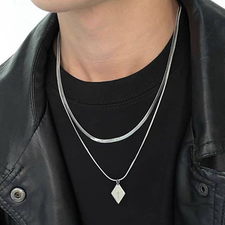 Vòng cổ thép titan không phai màu Zircon, dây chuyền nam cao cấp dễ phối, Dây Chuyền Cuba cá tính, Dây chuyền cổ thích hợp thời trang