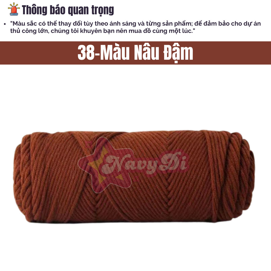 38-Màu Nâu Đậm