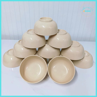 [ Kho sỉ] Combo 10/20 Chén ăn cơm nhựa melamine nhiều màu không vỡ loại tốt - Hùng Home