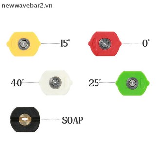 [Mới] Bộ chuyển đổi điều chỉnh khớp nối quay kết nối nhanh 1 / 4 "với 5 đầu phun Kết nối đồng cho máy rửa xe áp suất cao.