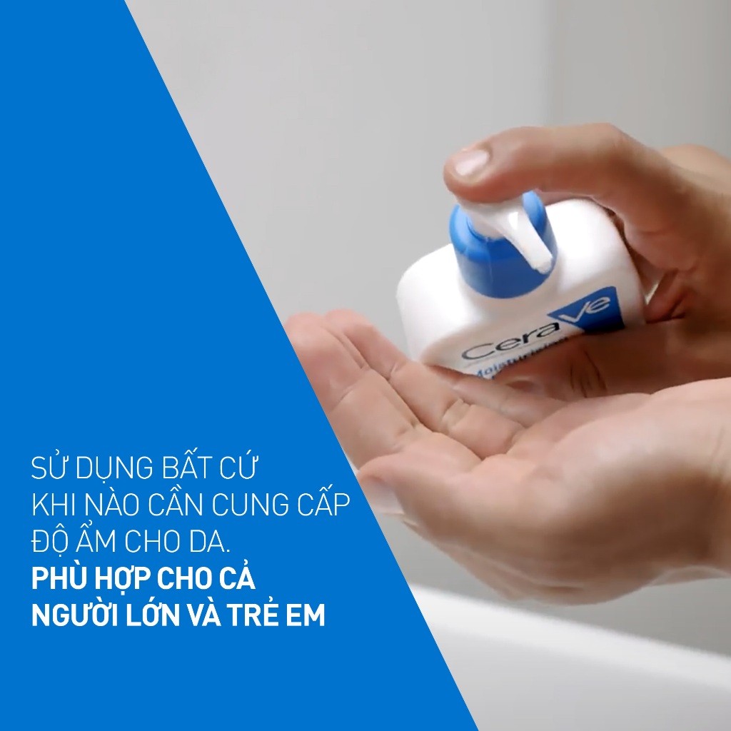 Kem Dưỡng Ẩm Cerave Moisturizing Cream Dành Cho Da Khô - Bảo vệ da, khôi phục màng ẩm cho da