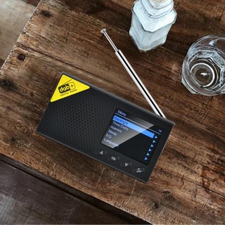 Đài phát thanh DAB & FM kỹ thuật số với BT, Đài phát thanh kỹ thuật số di động có thể sạc lại DAB + Bộ thu FM không dây có hệ thống âm thanh loa âm thanh nổi, Màn hình LCD, Đa ngôn ngữ