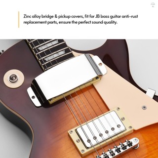 Hợp kim kẽm Bass Pickup Cover Tấm bảo vệ cầu cho JB Bass Guitar Điện Bass