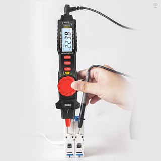 Aneng A3004 Đồng hồ vạn năng bút kỹ thuật số Phạm vi tự động NCV AC / DC Vôn kế Ampe kế Ohmmeter Đồng hồ đo điện trở với điện dung Kiểm tra Diode Báo động liên tục Màn hình LCD có đèn nền có giữ dữ liệu F