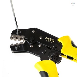 Paron Dụng cụ uốn dây chuyên nghiệp Kỹ thuật đa chức năng Thiết bị đầu cuối Ratcheting Kìm uốn Dây Strippers Bootlace Ferrule Crimper Dụng cụ đầu cuối Dây Bộ Kìm
