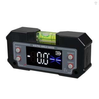 Máy đo góc kỹ thuật số, độ nghiêng, trục XY cho chế biến gỗ/in 3D, cơ sở từ tính mạnh 4 x 90° với màn hình rõ
