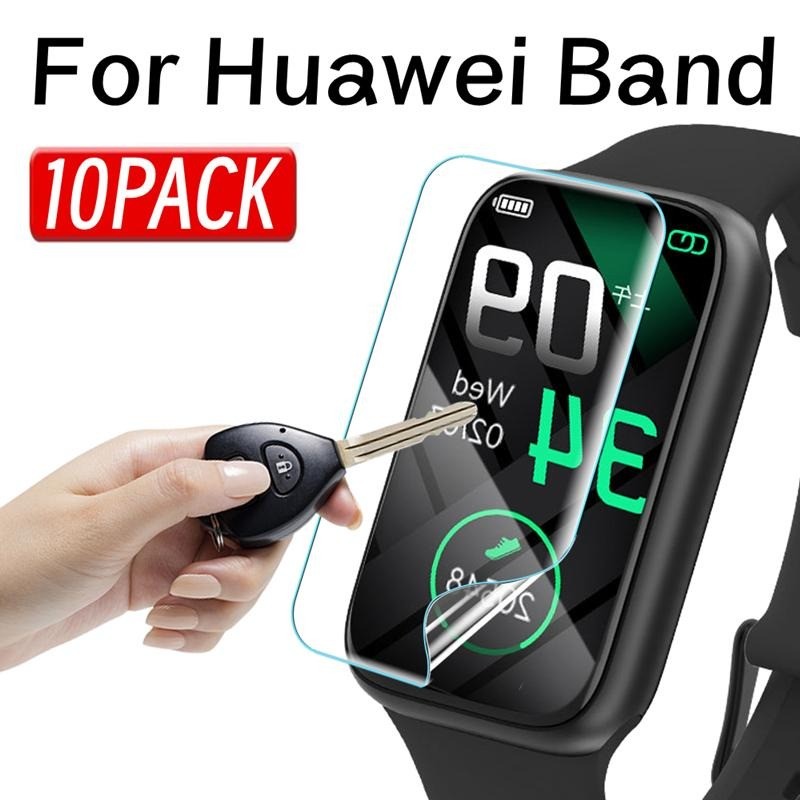 Hydrogel Phim Cho Huawei Band 11 Pro 10 9 8 Fit 4 3 Miếng Dán Bảo Vệ Màn Hình Mềm Cho Huawei Band 9 8 Không Kính