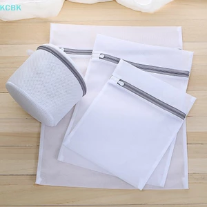 Túi Giặt Lưới Quần Áo Du Lịch Lưới Bảo Quản Túi Zip Giặt Áo Ngực Stocking [BK]