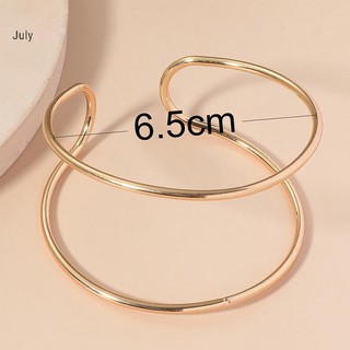 Julyhot Bohemian Lá Charm Trên Rỗng Kim Loại Dây Xích Vòng Tay Retro Họa Tiết Hình Học Cánh Tay Cơ Thể Vòng Tay Massivedeals Vòng Tay