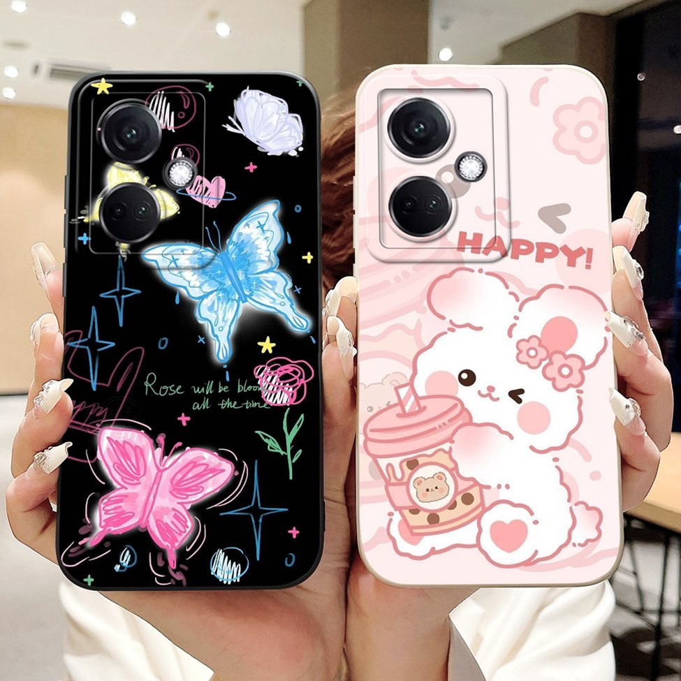 Ốp Điện Thoại Oppo K11 5G PJC110 Oppo K11 Ốp Lưng Chống Sốc Mèo Gấu Trúc Thỏ Thời Trang Hoa Tình Yêu
