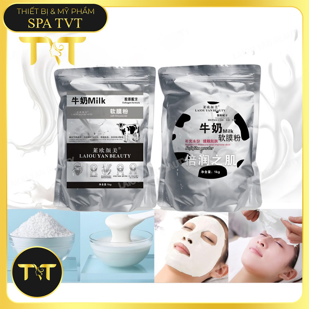 MẶT NẠ SỮA BÒ BẠC DƯỠNG TRẮNG DA, GIẢM MỤN, CẤP ẨM, PHỤC HỒI DA MỀM MỊN