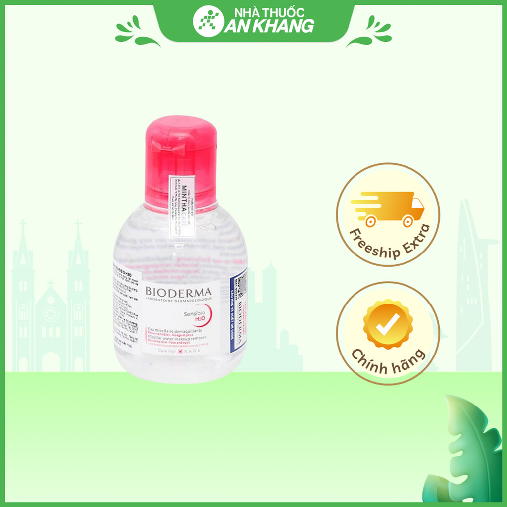 Nước tẩy trang Bioderma Sensibio H2O làm sạch sâu cho da nhạy cảm chai 100ml