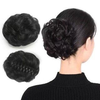 Kẹp đuôi ngựa NCE với lông tơ tự nhiên tổng hợp, tạo kiểu gợn sóng xoắn