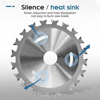 Lưỡi cưa hai mặt bằng hợp kim 4 Inch 40 răng Lưỡi cưa cắt đôi bằng cacbua Lưỡi cưa cắt gỗ cứng và mềm cho máy mài góc 1 cái nhựa cao su đa năng siêu mỏng chính xác an toàn phù hợp dùng cho gia đình căn hộ văn phòng và không gian nhỏ