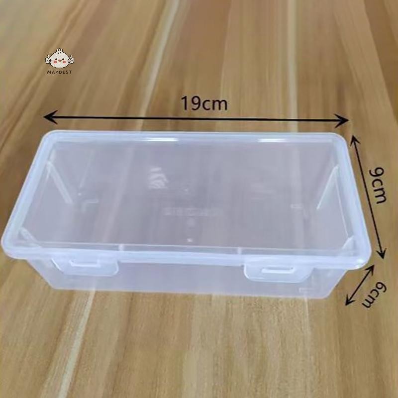 Maybest 1 Hộp Đựng Bút Chì PP Transprant Hộp Bút Dung Tích Lớn Văn Phòng Phẩm Hộp Đựng Bút Có Thể Xếp Chồng Đồ Dùng Văn Phòng {VN}