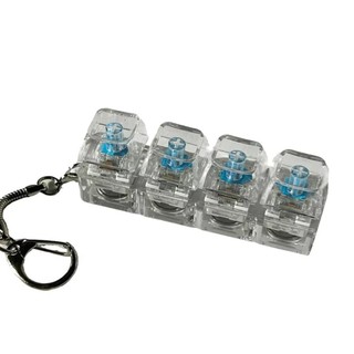 DWELLCO Fidget Móc Khóa, 3 / 4 / 9 Phím Bàn Phím Ngón Tay Giảm Căng Thẳng, Thư Giãn Vượt Qua Thời Gian Keycap Nút Chìa Khóa Đồ Chơi Pinch Người Lớn