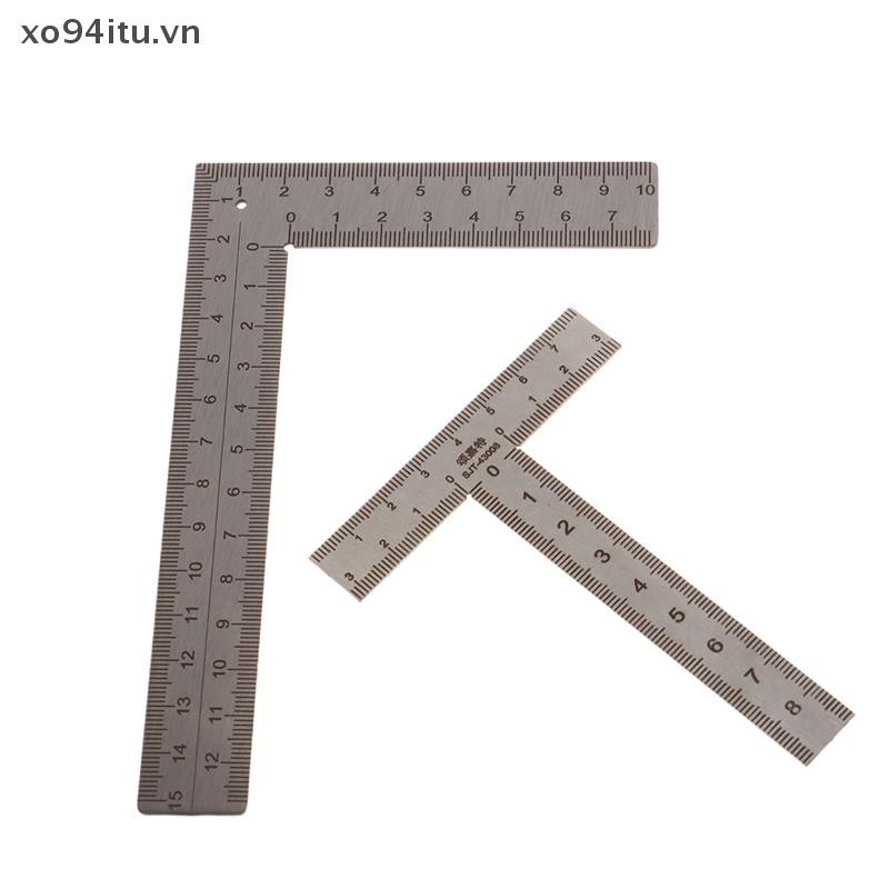 XOITU T / L Thước Vuông Đo Bố Trí Dụng Cụ Thép Không Gỉ Thước Góc Phải 90 Thước Xoay Đo Khung Xây Dựng Chính Xác VN