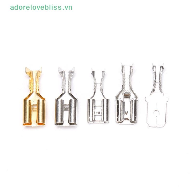 Thêm 50 CÁI 6.3 Crimp Terminal Nam Nữ Spade Connector Crimping Terminals BSS