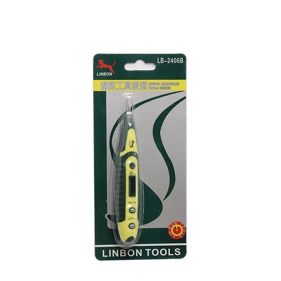 Bút Thử Điện Linbon B-2406 Hiển Thị LCD,bút thử điện xe máy ô tô, bút thử điện số Linbon B2406, bút thử điện đa năng