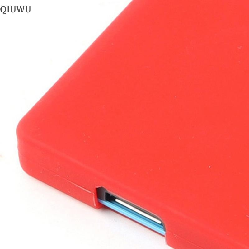 QIUWU Silicone HDD Case Túi Bảo Vệ Ổ Cứng Bìa Đĩa Bảo Vệ Da Cho My Passport 4T 5T.