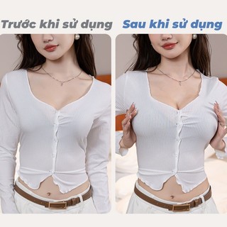 Áo Lót Nữ Su Cao Cấp, Dáng Ngắn, Dây Lưng Chéo, Che Viền Mỡ Lưng, Siêu Thoáng Mát