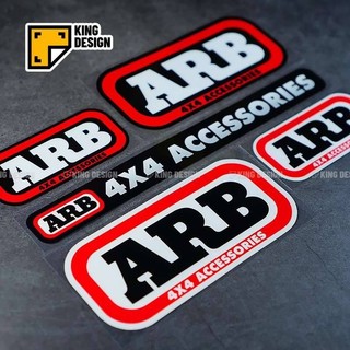 Vua Xe Miếng Dán ARB 4x4 Off-Road Phản Quang Xe Hơi Miếng Dán Vi Phân Khóa Ốp Lưng Cảnh Báo Ký Miếng Dán Chống Thấm Nước Không Phai Màu