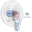 Quạt Treo Tường 2 Dây Senko TC1626 – Màu ngẫu nghiên - Gió Mạnh, Êm Ái
