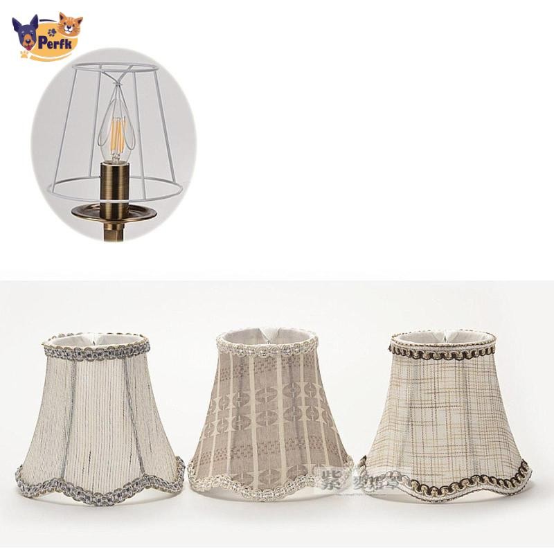 Vải Đèn Chùm Vải Bóng Đèn Handmade Lắp Ráp Đơn Giản Vỏ Đèn Tường