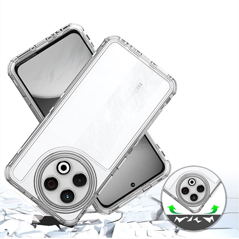 Dành Cho Tecno Spark 30 Pro 30C 10 10C 20C 20 Pro + KL7 KL6 kl5 kl5n KI5q KJ5 KJ6 KJ7 KI5k KI5m BG7n BG7 Sang Trọng Hybrid Acrylic Trong Suốt Ốp Lưng