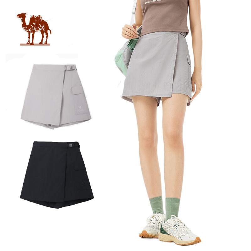 Ảnh CAMEL CROWN Ngoài Trời Nhanh Khô Quần Short Nữ Váy Quần Mùa Hè Co Giãn Băng Cảm Giác Chống Nắng Quần Short 1