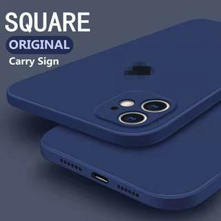 Mang Dấu Hiệu Sang Trọng Vuông Silicon Lỏng Ốp Lưng Điện Thoại 16 Pro 15 Pro Max 11 12 13 Pro Max XS MAX XR X 7 8 Plus 14 Pro Max 14 15 Plus 16 Pro Max Ốp Mềm Chống Sốc