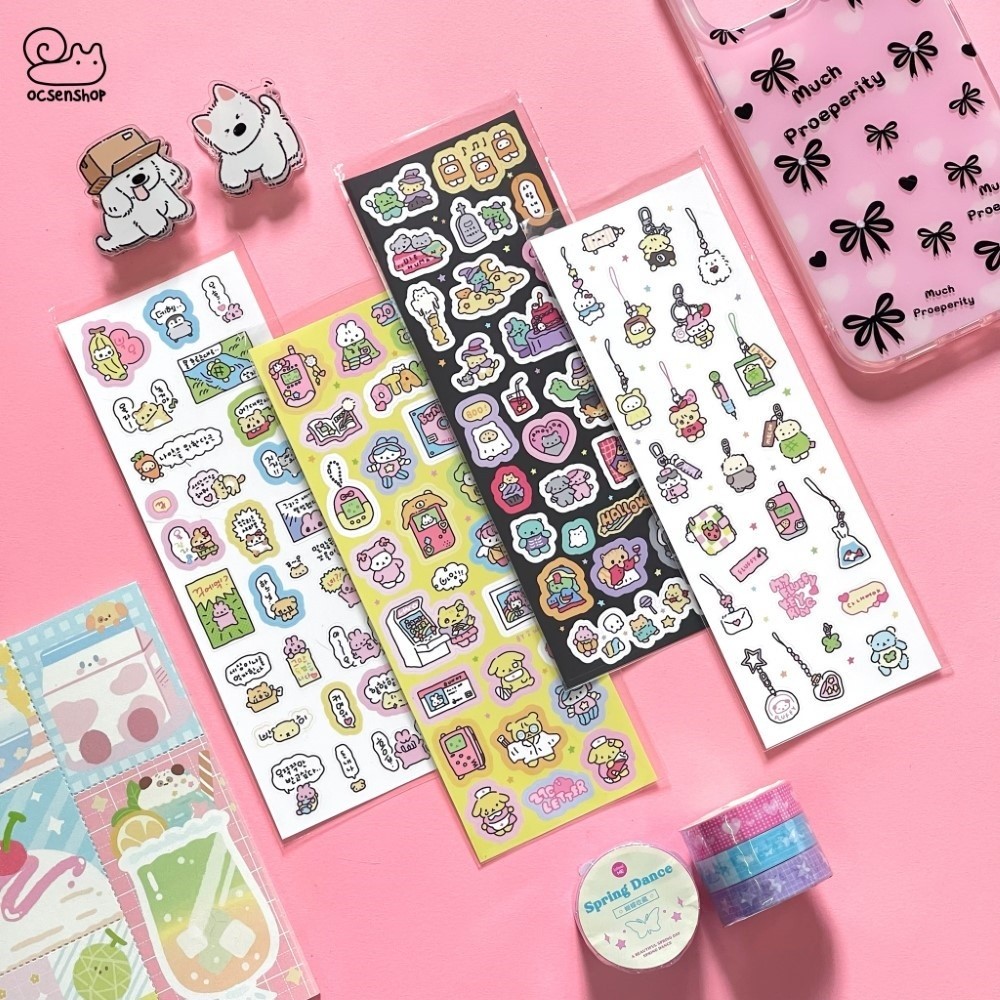 Sticker Động vật Nhật (6x17,8cm)