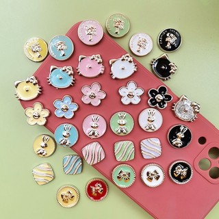 Jibbitz sticker 3D giả kim nhỏ gắn dép cross, charm cài dép sục cá sấu, phụ kiện gắn giày nhựa -Nhà Sấu