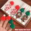 20 Chiếc Mũ Giáng Sinh Mini & Khăn Trang Trí - Mũ Ông Già Noel Đan DIY - Mũ beanie Handmade - Mũ Bò Người Tuyết - Mũ Ngón Tay - Dành Cho Búp Bê, Lollipop, Trang Trí Nắp Chai - Trang Trí Tiệc Giáng Sinh