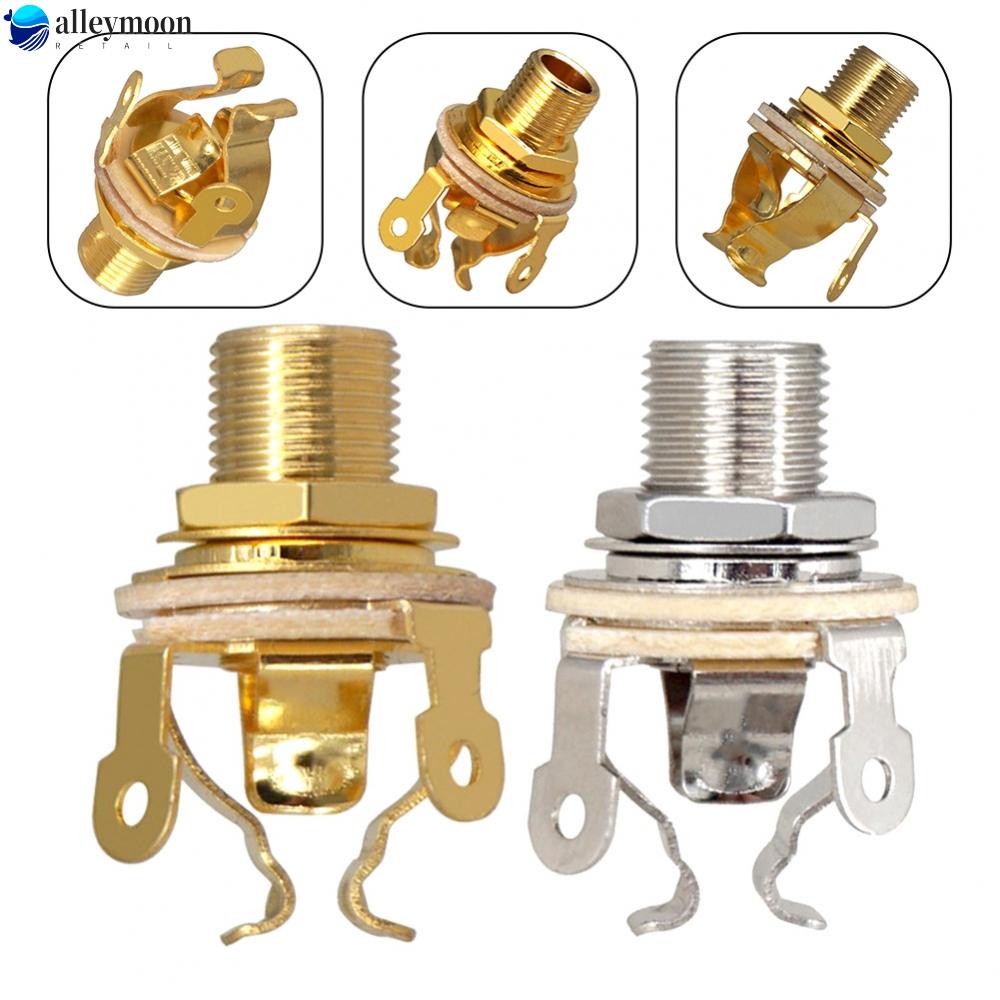 Đầu nối âm thanh 6.35mm Đầu nối thiết bị âm thanh Bạc, Vàng cho thiết bị âm thanh