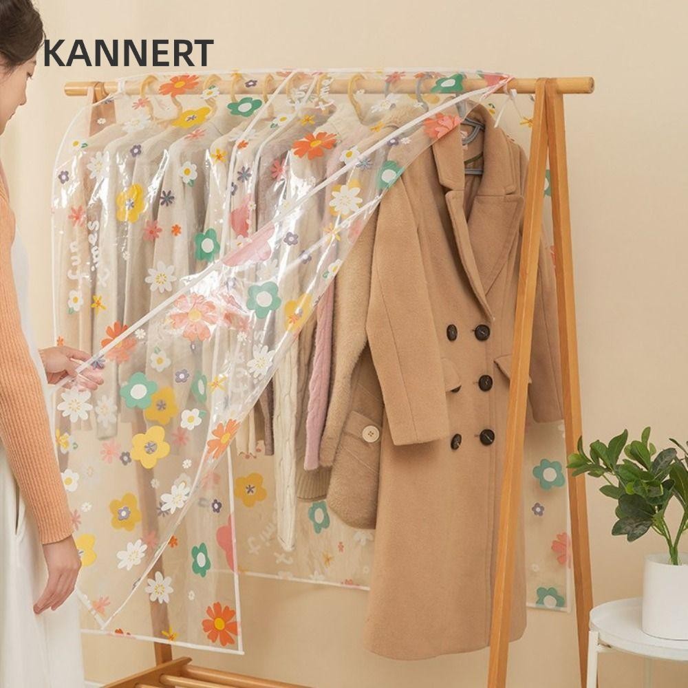 Vỏ che bụi quần áo KANNERT, Bảo quản váy dày chống bụi, Vải che bụi chống thấm nước dung tích lớn chất lượng cao