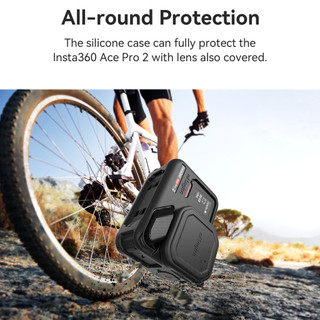 Dành cho Vỏ silicon Insta360 Ace Pro2, Bảo vệ thân ống kính, Phụ kiện máy ảnh