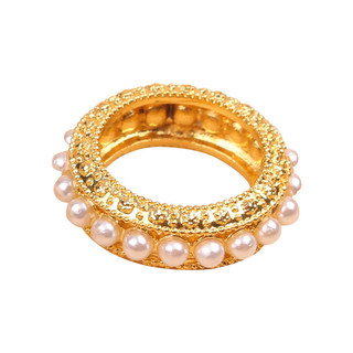 Vòng tay ngọc trai 18K giữ màu, miếng đệm hạt, hợp thời trang, phụ kiện trang sức